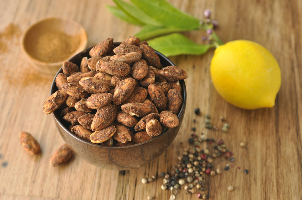 Lemon Pepper Cajun Almonds