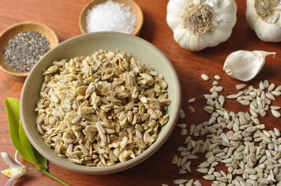 Garlic and Sea Salt Sprouted Sunflower Seeds