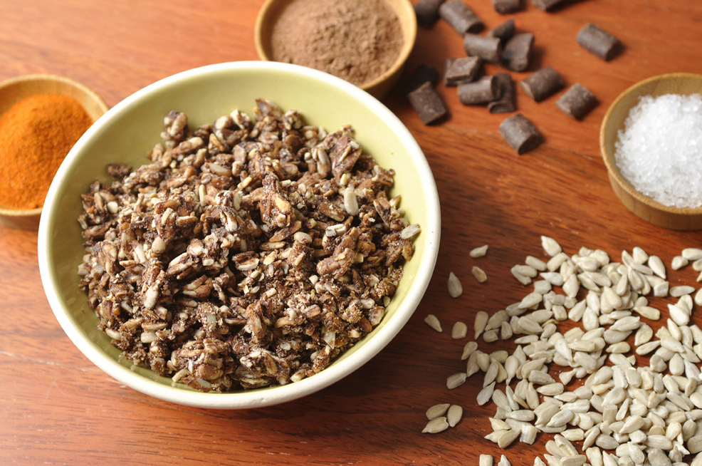 Cocoa Mole Sprouted Sunflower Seeds