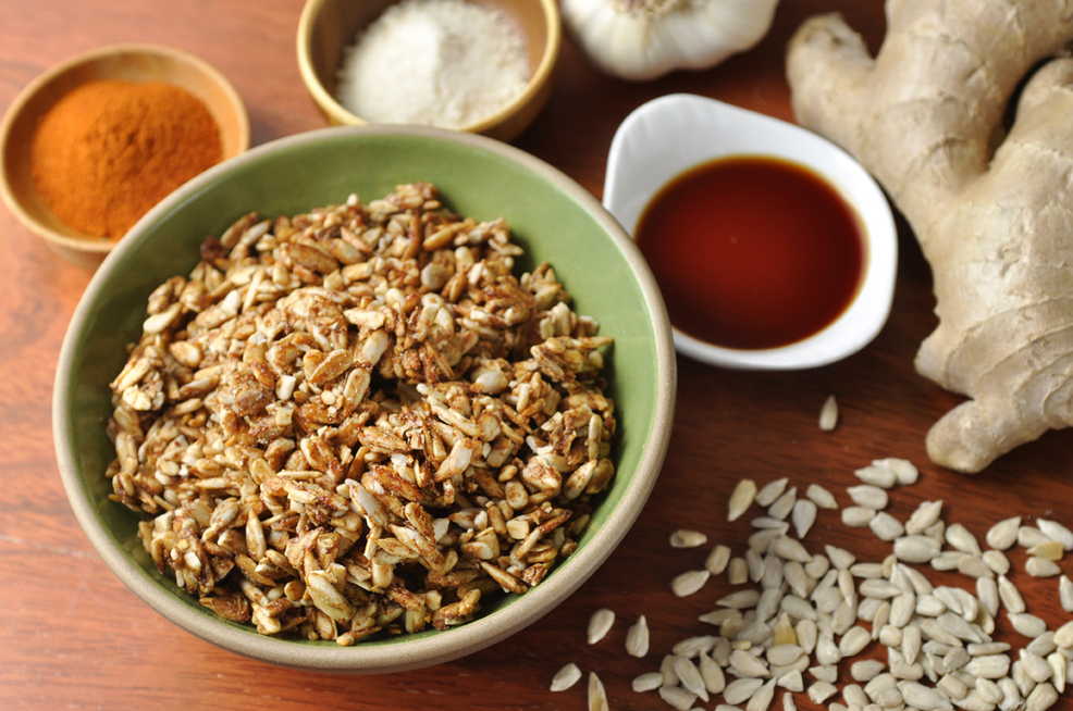Teriyaki Sprouted Sunflower Seeds