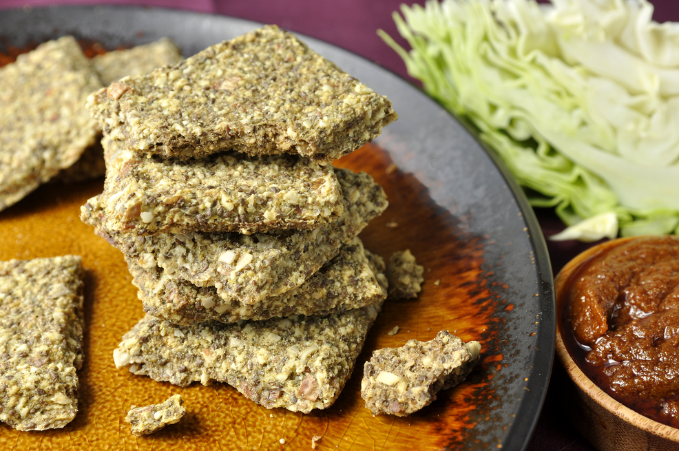 Chia Crackers-Curry Kraut