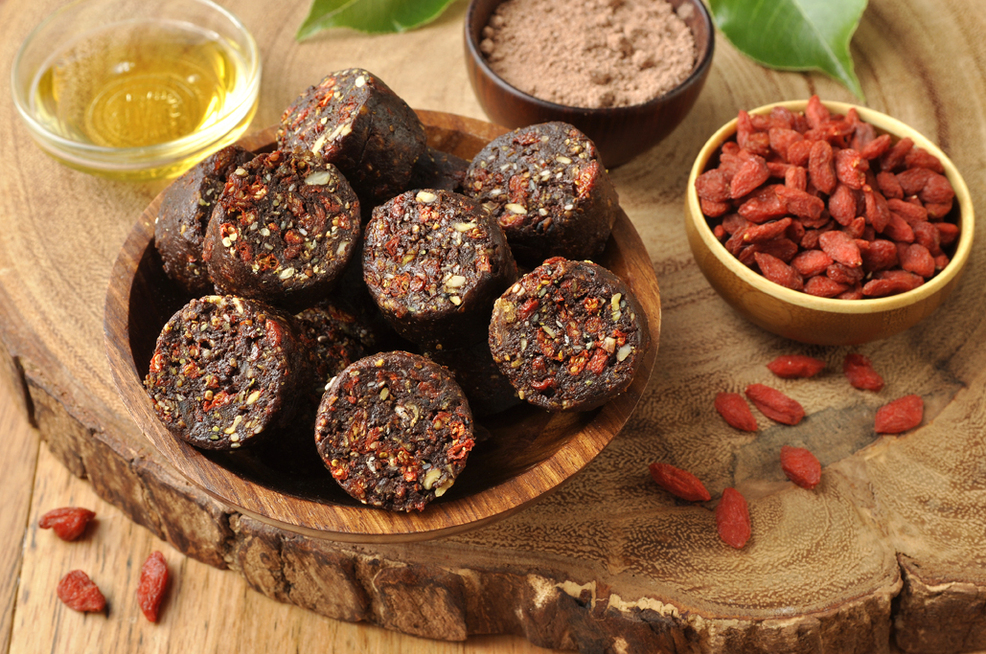 Chocolate Goji Treats