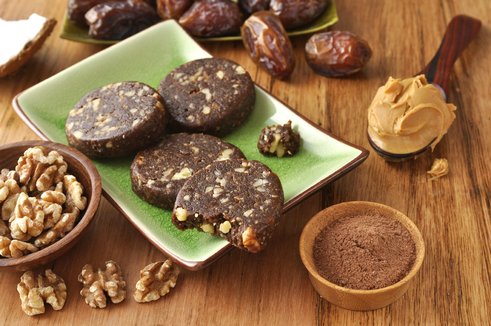 Carob Almond Butter Energy Bites