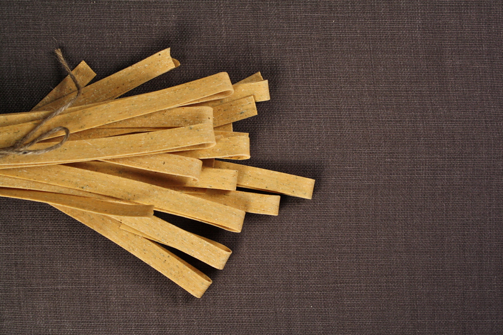 Chipotle Cilantro Pappardelle Pasta