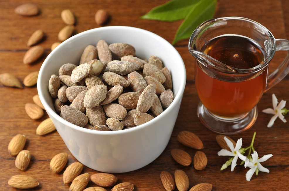 Vanilla Maple Almonds