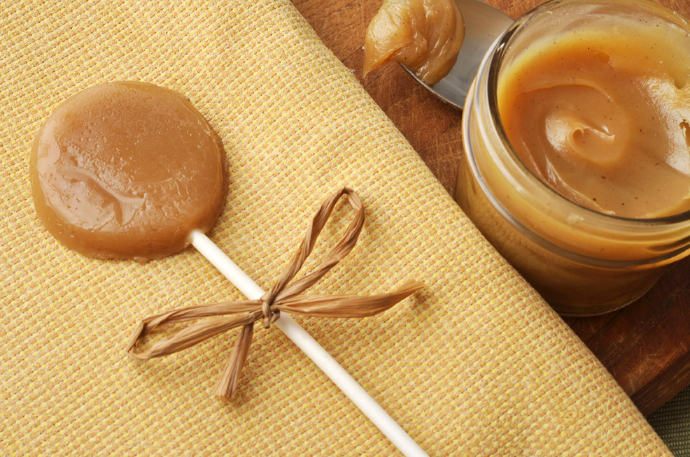 Irish Caramel Lollies